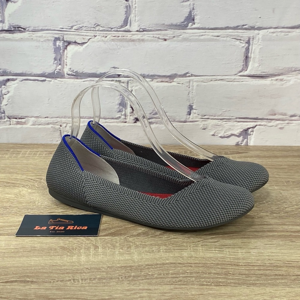 Rothy’s The Flat Charcoal Round Toe